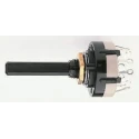 Lorlin 6 Position DPST Rotary Switch, 150mA, 27.5mm Polyamide Housing, Panel Mount, Solder Tab CK1040