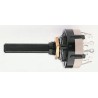 Lorlin 6 Position DPST Rotary Switch, 150mA, 27.5mm Polyamide Housing, Panel Mount, Solder Tab CK1040