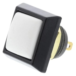 ITW Switches Miniature Push Button Switch, Momentary, Panel Mount, 13.6 mm Cutout, SPST, Clear LED, IP67, 125 V AC 59-214