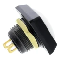 ITW Switches Miniature Push Button Switch, Momentary, Panel Mount, 13.6 mm Cutout, SPST, Clear LED, IP67, 125 V AC 59-214