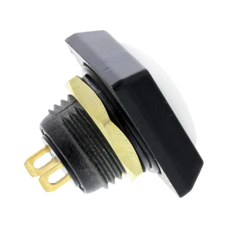 ITW Switches Miniature Push Button Switch, Momentary, Panel Mount, 13.6 mm Cutout, SPST, Clear LED, IP67, 125 V AC 59-214