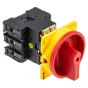 Eaton 3-Pole Rear Panel Isolator Switch IP65, 100A, 55 kW, Red Handle 