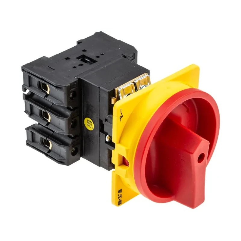 Eaton 3-Pole Rear Panel Isolator Switch IP65, 100A, 55 kW, Red Handle 