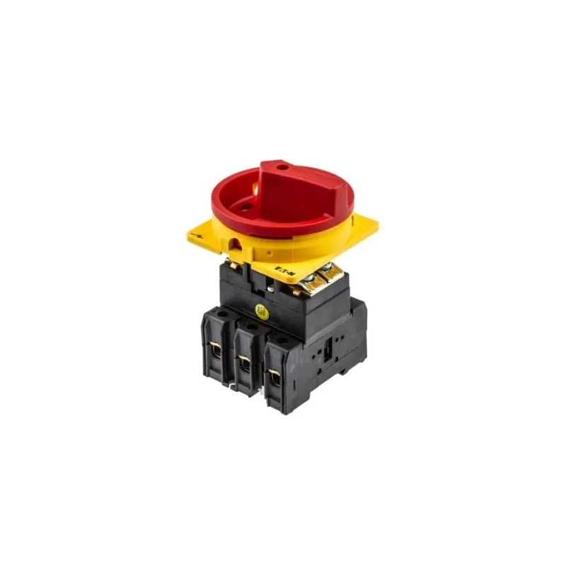 Eaton 3-Pole Rear Panel Isolator Switch IP65, 100A, 55 kW, Red Handle 