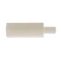 RS PRO Polyamide 66 Hexagonal M4 Standoff, 19 mm Body Length, 6 mm Stud Length, Plain Finish 325-794