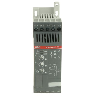 ABB PSR Series 3 Phase Soft Starter 600 V AC, 4 kW Power, Manual Operation, IP20 