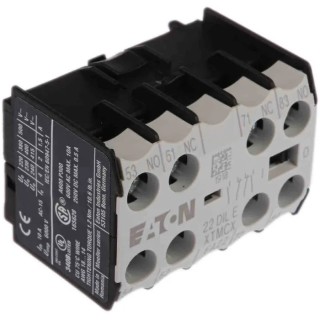 Eaton Auxiliary Contact 4 Contact 2 NC/2 NO Front Fixing 4 A 220 V DC 500 V AC 010288 22DILE