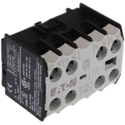 Eaton Auxiliary Contact 4 Contact 2 NC/2 NO Front Fixing 4 A 220 V DC 500 V AC 010288 22DILE
