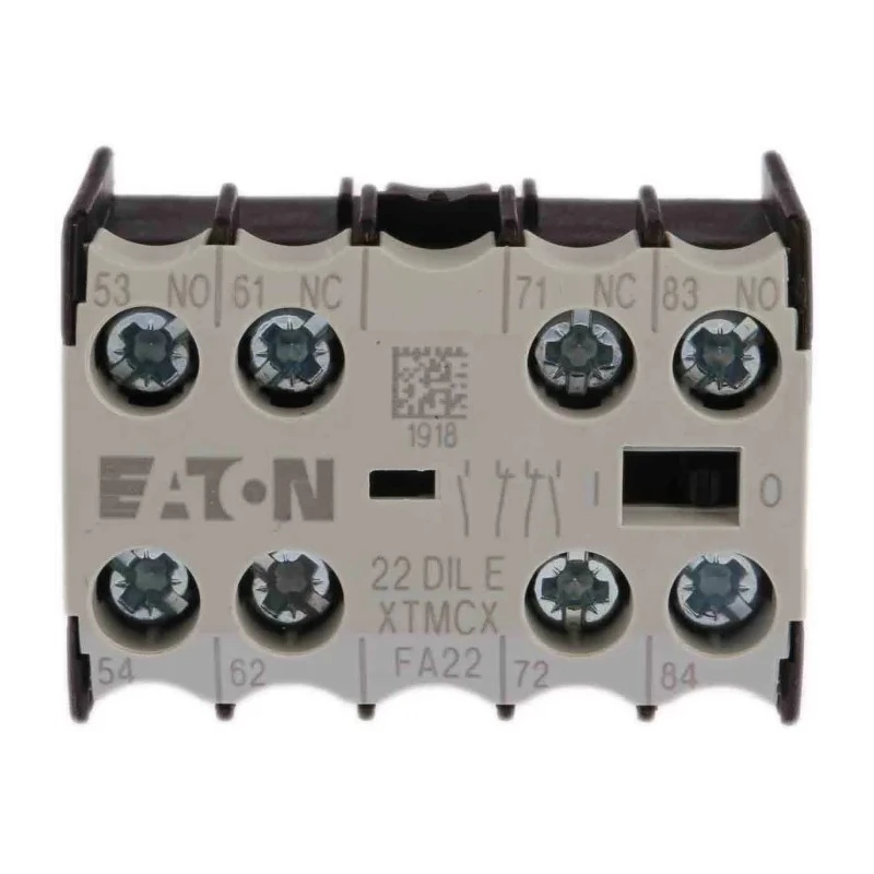 Eaton Auxiliary Contact 4 Contact 2 NC/2 NO Front Fixing 4 A 220 V DC 500 V AC 010288 22DILE