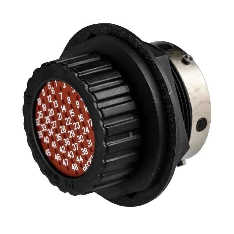 ITT Cannon Circular Connector 48 Contacts Panel Mount Socket Male IP67 Trident Neptune Series TN7S24-0048P1L / 192900-0437