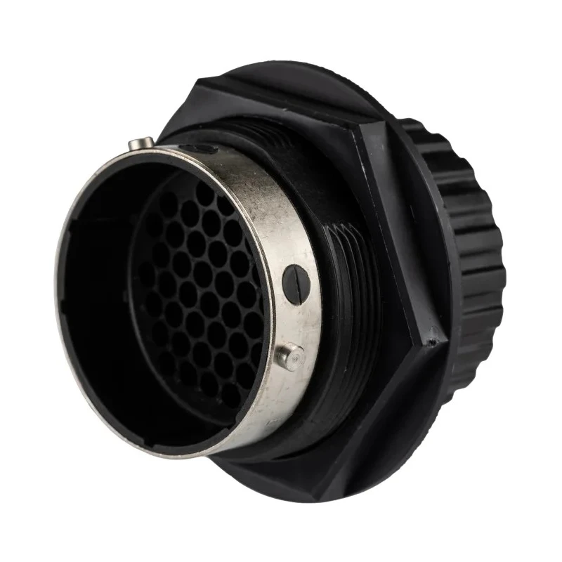 ITT Cannon Circular Connector 48 Contacts Panel Mount Socket Male IP67 Trident Neptune Series TN7S24-0048P1L / 192900-0437