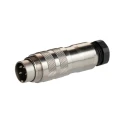 binder Circular Connector 4 Contacts Cable Mount Miniature Plug Male IP67 423 Series 99.5609.15.04
