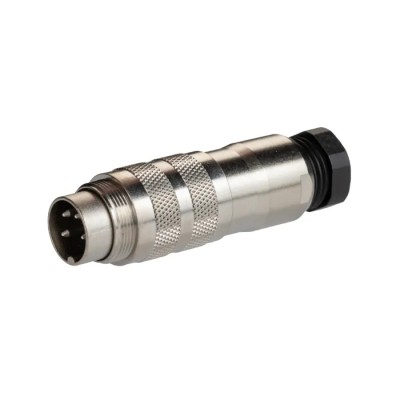 binder Circular Connector 4 Contacts Cable Mount Miniature Plug Male IP67 423 Series 99.5609.15.04