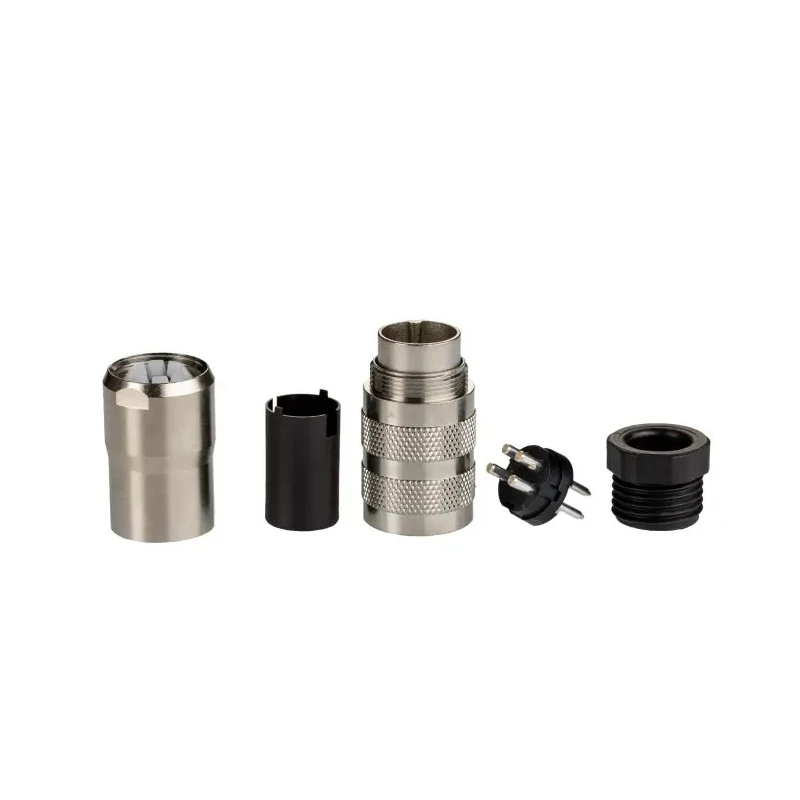 binder Circular Connector 4 Contacts Cable Mount Miniature Plug Male IP67 423 Series 99.5609.15.04