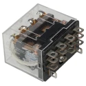 Omron Power Relay, 4PDT Contact Configuration, 10A Switching Current, 100-110V AC Coil Voltage LY4 100/110VAC