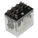 Omron Power Relay, 4PDT Contact Configuration, 10A Switching Current, 100-110V AC Coil Voltage LY4 100/110VAC