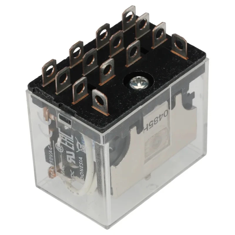 Omron Power Relay, 4PDT Contact Configuration, 10A Switching Current, 100-110V AC Coil Voltage LY4 100/110VAC