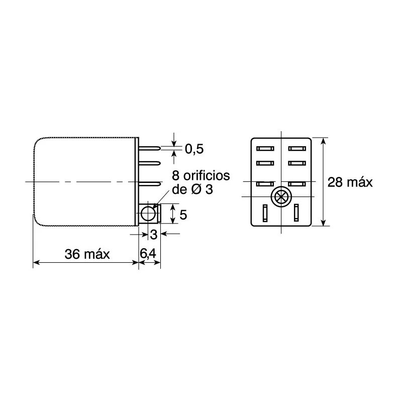 Omron Power Relay, 4PDT Contact Configuration, 10A Switching Current, 100-110V AC Coil Voltage LY4 100/110VAC