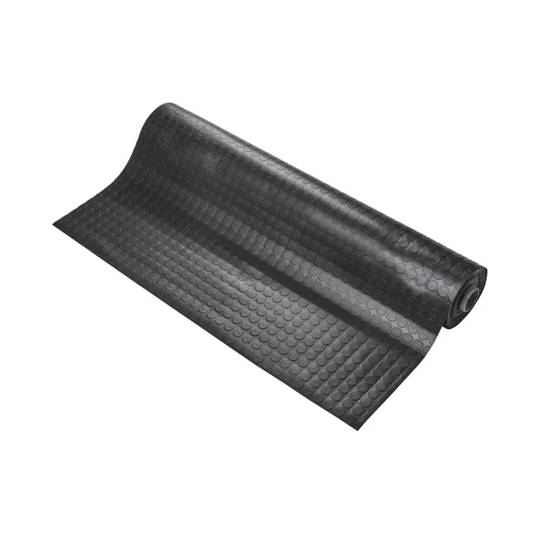 Coba Europe Black Anti-Slip Polyvinyl Chloride Mat Dot Finish 10 m x 1.2 m x 2.5 mm CDS010001V