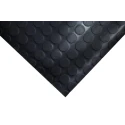 Coba Europe Black Anti-Slip Polyvinyl Chloride Mat Dot Finish 10 m x 1.2 m x 2.5 mm CDS010001V