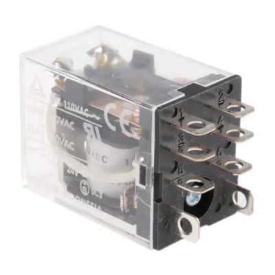 Omron Power Relay DPDT 12V dc Coil 10A Switching Current 240W Max Switching Power LY2 12VDC