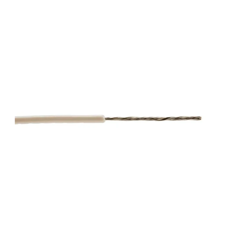 Alpha Wire Premium Series White Hook Up Wire 20 AWG 10/0.25 mm Core Strands 30 m Polyvinyl Chloride 3053 WH005