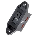 Arcolectric (Bulgin) Ltd Panel Slide Switch DPDT 16A 250V AC Nylon Actuator T22205BABE