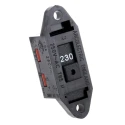Arcolectric (Bulgin) Ltd Panel Slide Switch DPDT 16A 250V AC Nylon Actuator T22205BABE