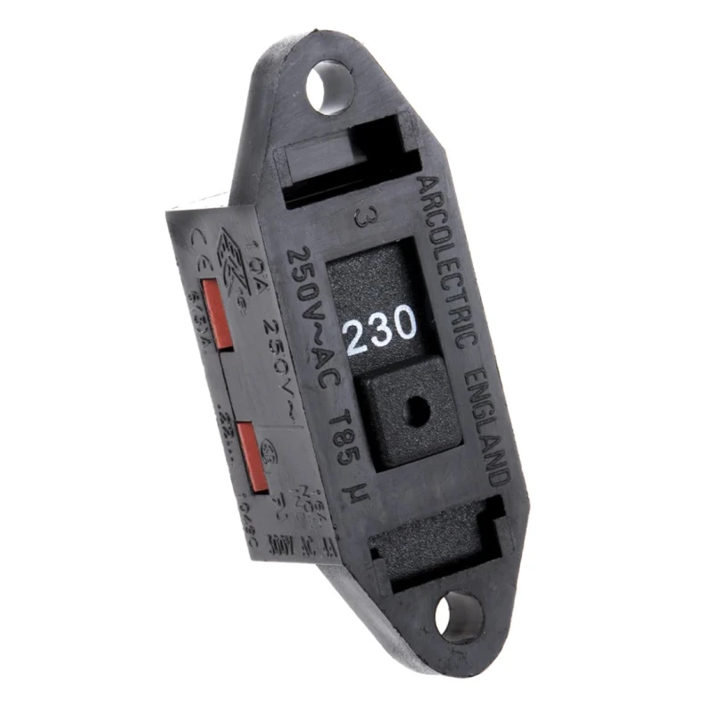 Arcolectric (Bulgin) Ltd Panel Slide Switch DPDT 16A 250V AC Nylon Actuator T22205BABE