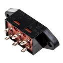 Arcolectric (Bulgin) Ltd Panel Slide Switch DPDT 16A 250V AC Nylon Actuator T22205BABE