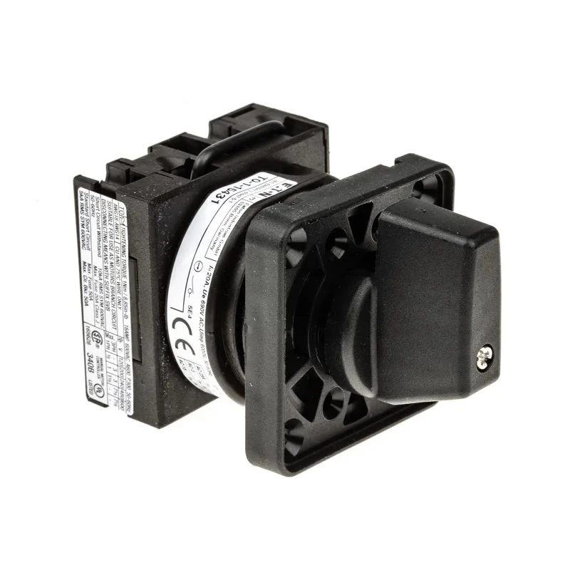 Eaton 3 Position 45 ° Rotary Cam Switch 20A 690V Flush Mount IP65 78819007 T0-1-15431/E/EZ-P1(RS332-199)