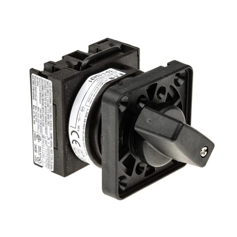 Eaton 3 Position 45 ° Rotary Cam Switch 20A 690V Flush Mount IP65 78819007 T0-1-15431/E/EZ-P1(RS332-199)