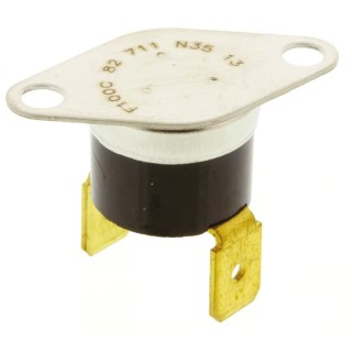 Honeywell Technologies Bi-Metallic Thermostat, Closes at 100 °C, 150 °C Max Snap Action, SPST Contact, 250V 2455R--00820711