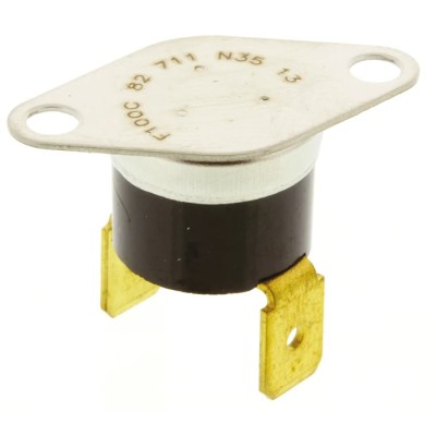 Honeywell Technologies Bi-Metallic Thermostat, Closes at 100 °C, 150 °C Max Snap Action, SPST Contact, 250V 2455R--00820711