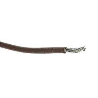 Alpha Wire Brown Hook Up Wire 18 AWG 16/0.25 mm Core Strands 30 m Polyvinyl Chloride PVC 3055 BR005