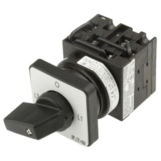 Eaton 4 Position 90° Rotary Knob Actuator Cam Switch 3 Pole 20A 48mm x 48mm x 100mm 78819011 T0-3-8048/E/EZ-P1(RS332-234)
