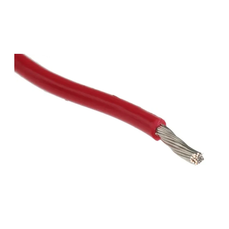 Alpha Wire Premium Series Red Hook Up Wire 16 AWG 26/0.25 mm Core Strands 30 m Polyvinyl Chloride 3057 RD005