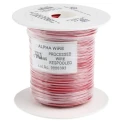 Alpha Wire Premium Series Red Hook Up Wire 16 AWG 26/0.25 mm Core Strands 30 m Polyvinyl Chloride 3057 RD005