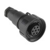 Bulgin Circular Connector, 7 Contacts, Cable Mount, Standard Buccaneer Series, Socket Female, IP68, Threaded, 5A PX0745/S