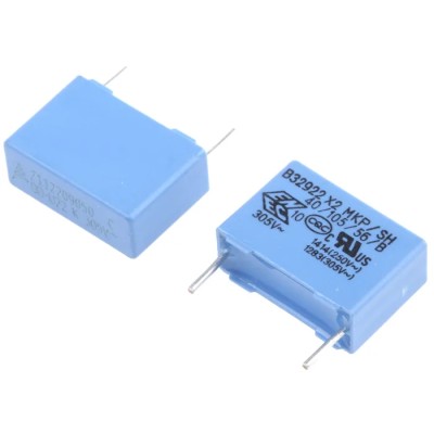 TDK Film Capacitor 220 nF 305V AC 305 V DC Through Hole 2 Pin B32922C3224K000