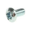 RS PRO Pozidriv Pan Steel Machine Screw No 6 UNC Thread 6.35mm Length 275-0347