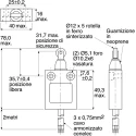 Honeywell Technologies 24CE Series Roller Plunger Limit Switch, 1 NC, IP66, Die Cast Zinc Housing, 240V AC, 3A 24CE31-Y1