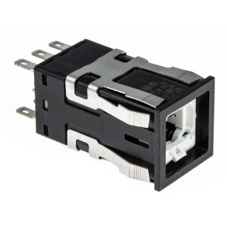 Honeywell Technologies AML21 Series Front Panel Mount Black Rectangular Momentary Push Button Switch DPDT IP67 AML21CBA2AD