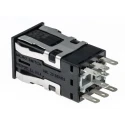 Honeywell Technologies AML21 Series Front Panel Mount Black Rectangular Momentary Push Button Switch DPDT IP67 AML21CBA2AD