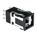 Honeywell Technologies ALM21 Series Push Button Switch, Front Panel Mount Black, DPDT, IP67 AML21