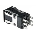 Honeywell Technologies ALM21 Series Push Button Switch, Front Panel Mount Black, DPDT, IP67 AML21