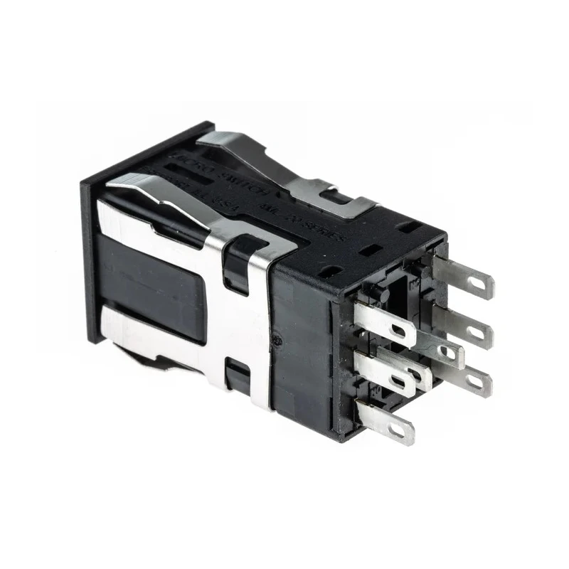 Honeywell Technologies ALM21 Series Push Button Switch, Front Panel Mount Black, DPDT, IP67 AML21