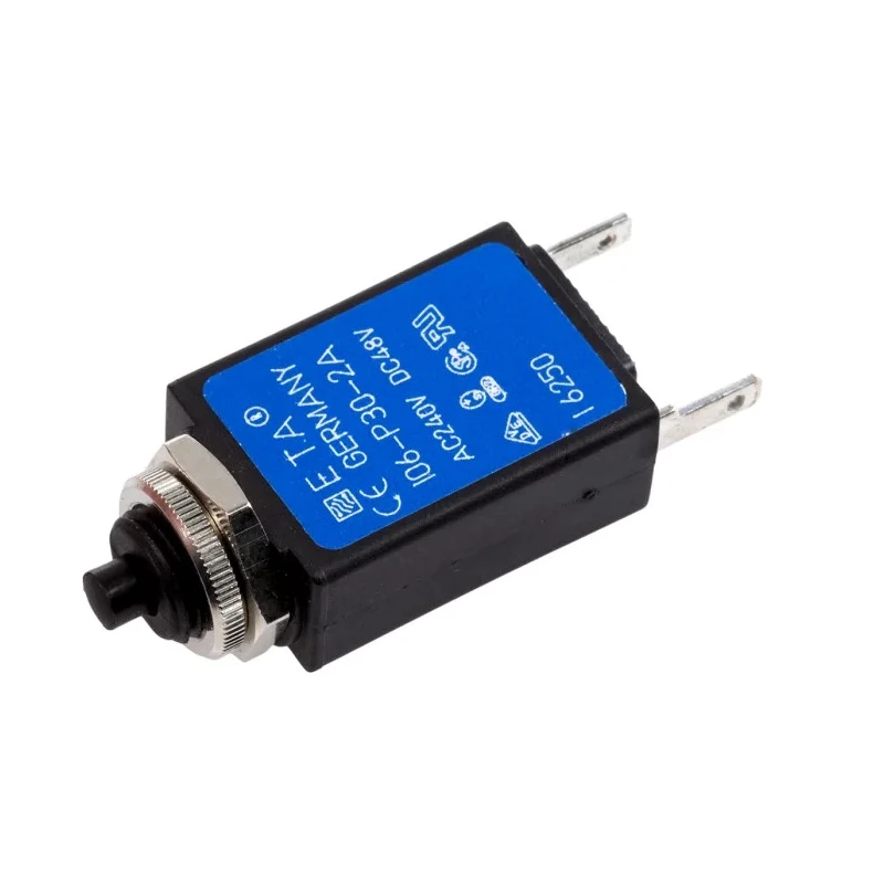 ETA 106-P30 Thermal Circuit Breaker 2A Current Rating 1-Pole Panel Mount 106-P30-000040-2A