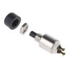 APEM 9000 Series Miniature Momentary Push Button Switch, Panel Mount, 4.2 mm Cutout, SPST, 30 V dc, Black 9533CD+U572