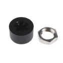 APEM 9000 Series Miniature Momentary Push Button Switch, Panel Mount, 4.2 mm Cutout, SPST, 30 V dc, Black 9533CD+U572